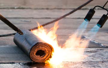 Little Sodbury End asphalt flat roofing repairs